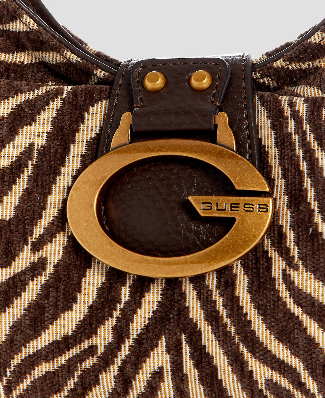 GUESS Womens Zebra Camden Mini Shoulder Bag ZB930872 Detail View2