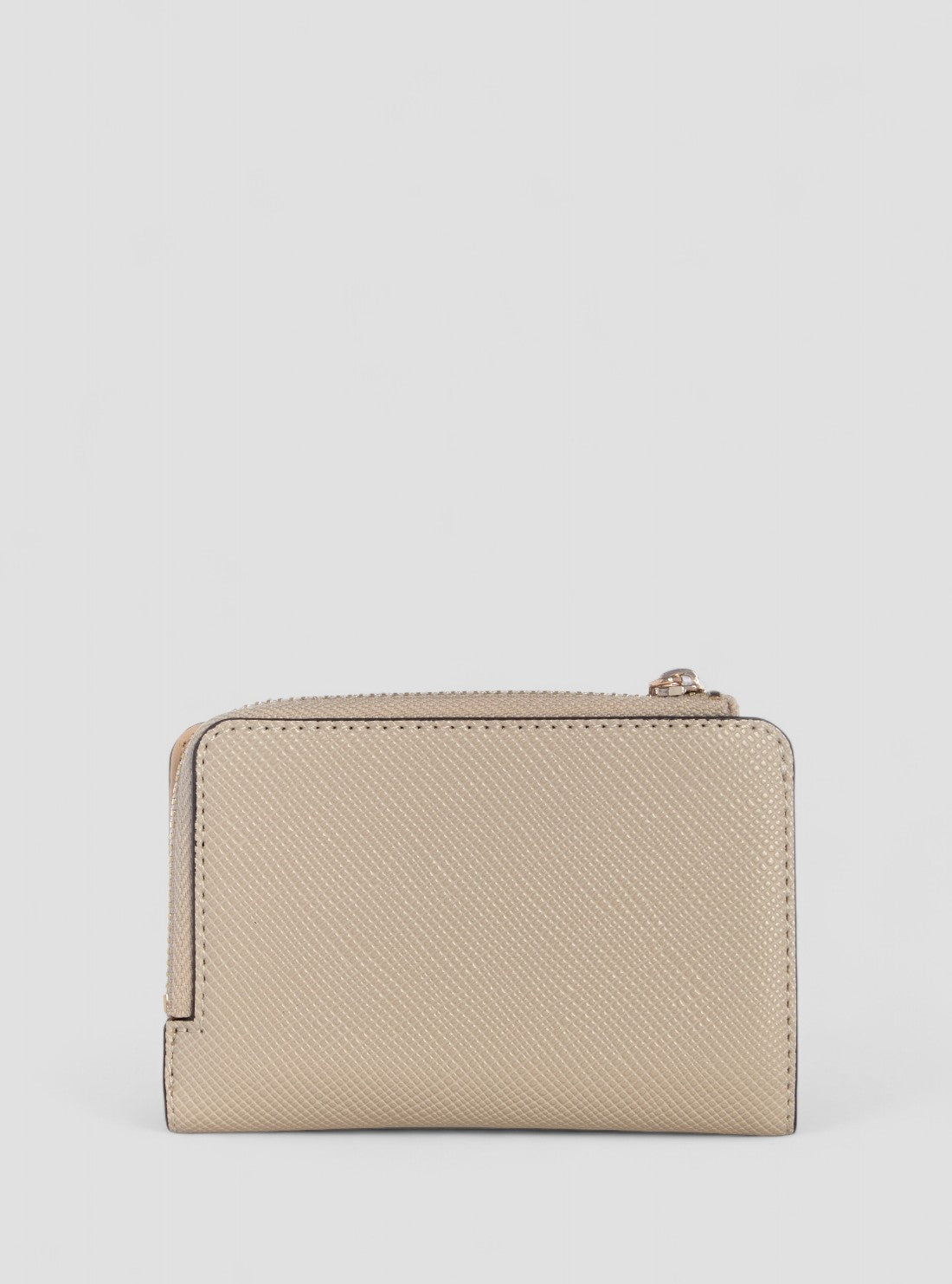 GUESS Womens Beige Laurel Zip Around Card Case ZG7459156 Back View