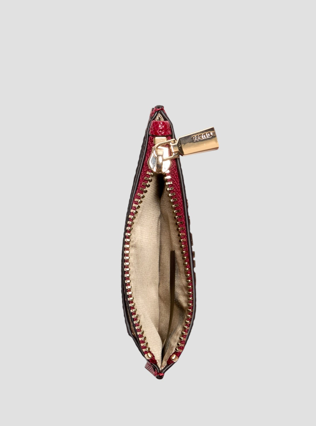 GUESS Womens Red Laurel Credit Card Case ZG7459505 Inside View