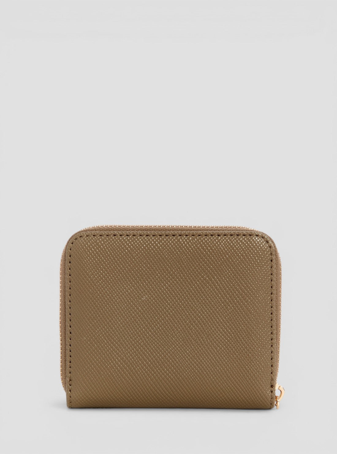 GUESS Womens Dark Taupe Laurel Small Zip Around Wallet ZG8500137 Back View