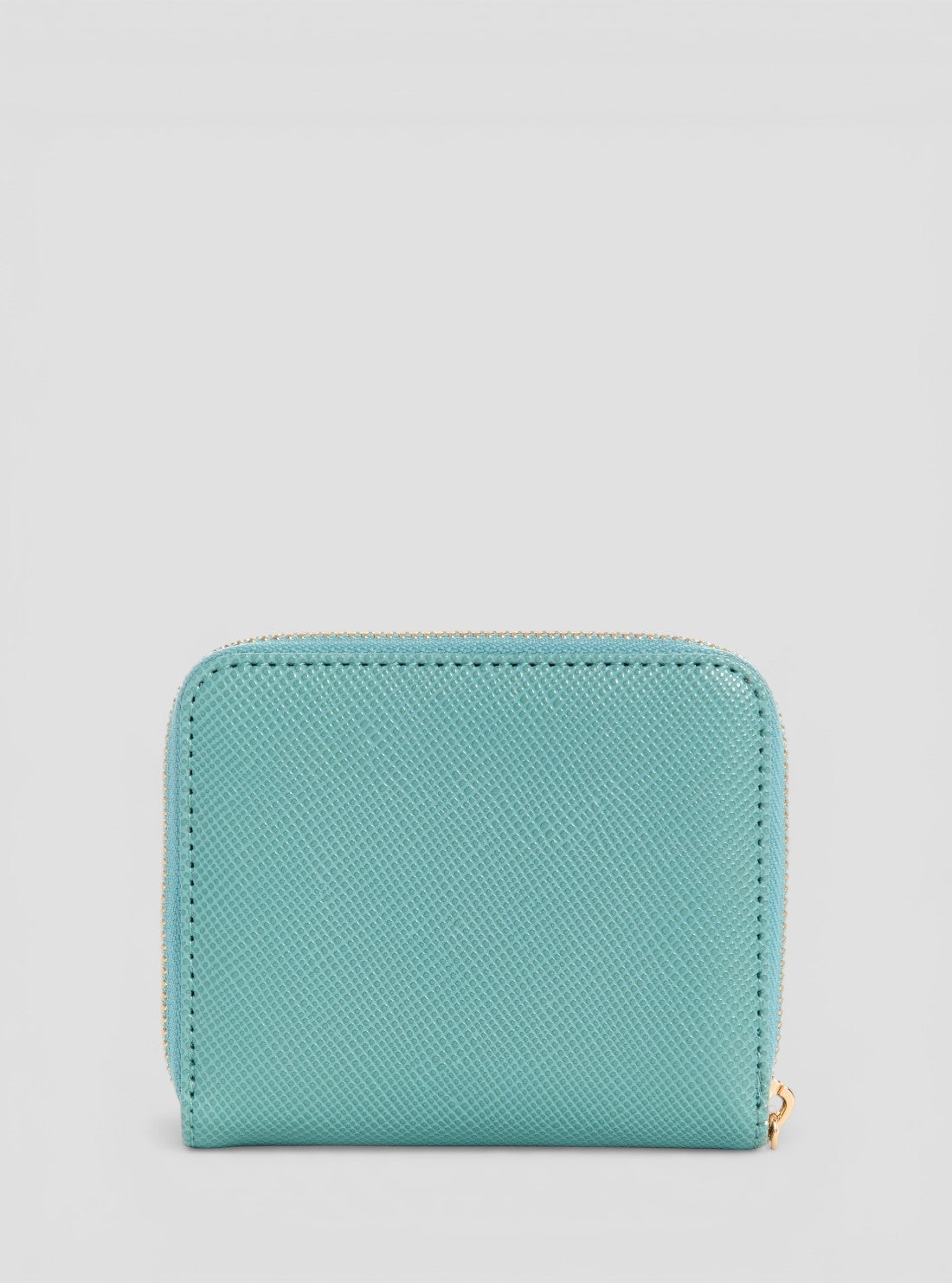 GUESS Womens Teal Laurel Small Zip Around Wallet ZG8500137 Back View