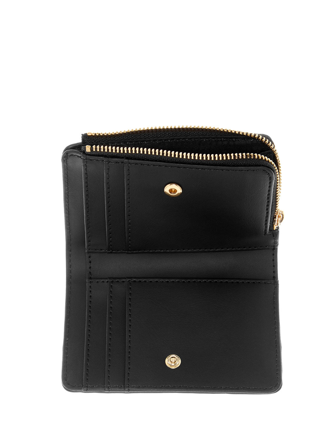 GUESS Black Laurel Zip Around Case inside view