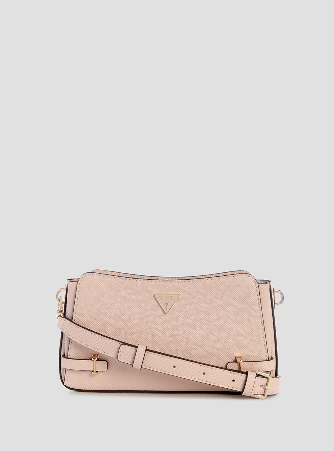 GUESS Womens Pink Rosalba Crossbody Bag ZG965712 Front View