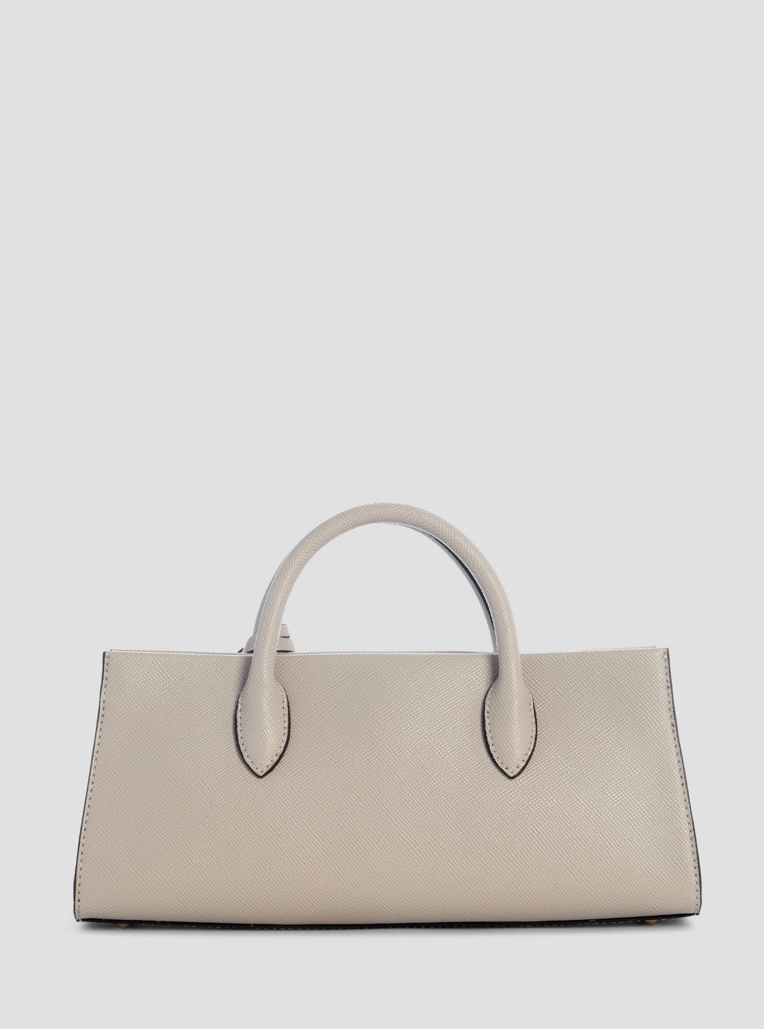 GUESS Womens White Taupe Noelle Girlfriend Satchel Bag ZG967204 Back View