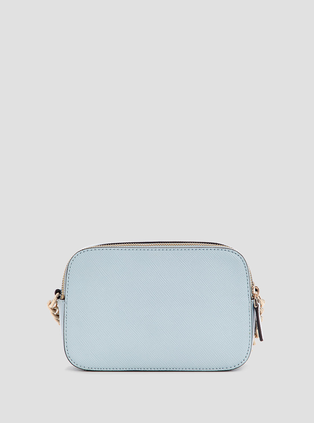 Blue Noelle Double Zip Camera Crossbody Bag