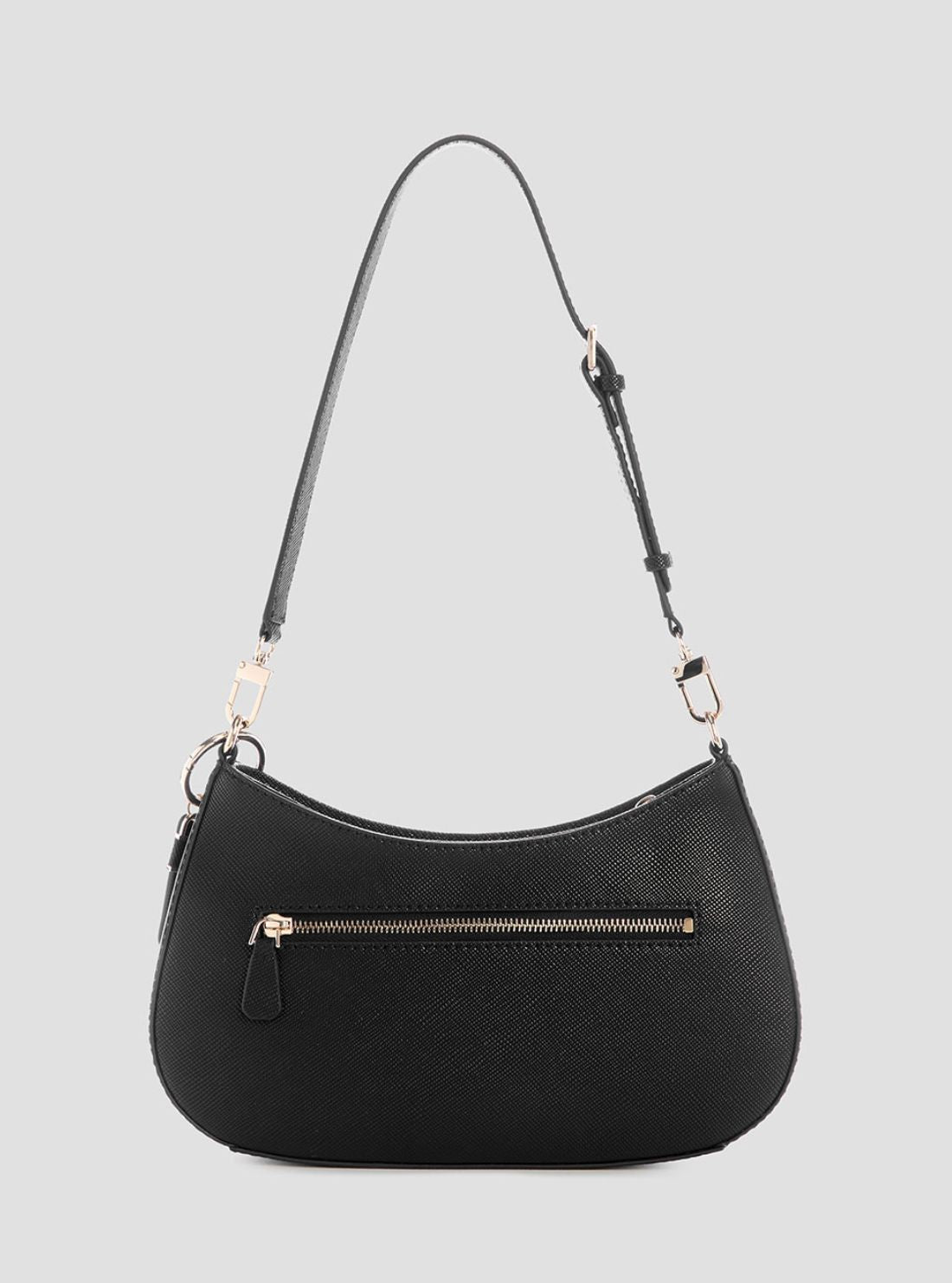 GUESS Womens Black Noelle Shoulder Bag ZG967218 Back View
