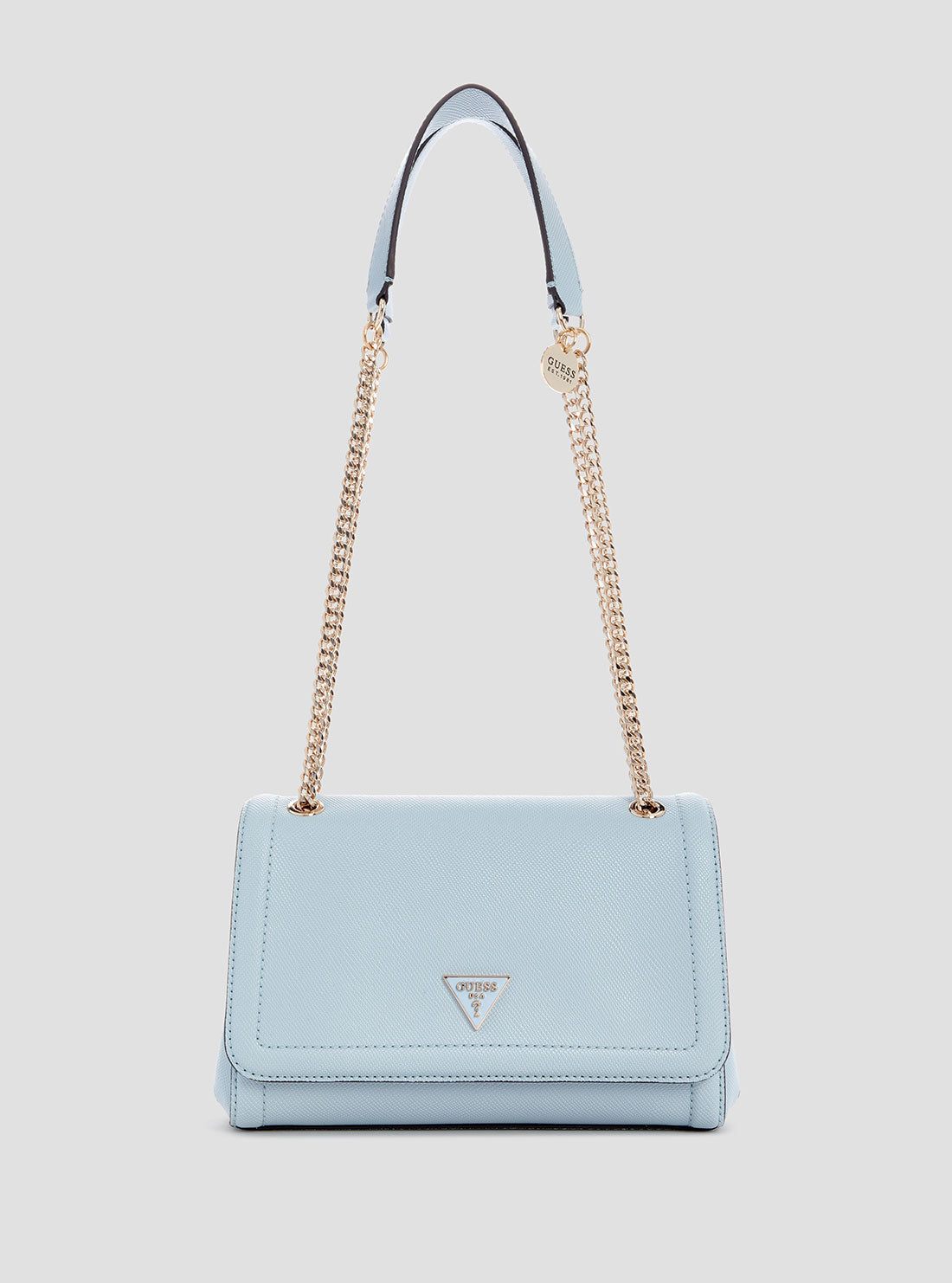 Blue Noelle II Convertible Crossbody Flap Bag