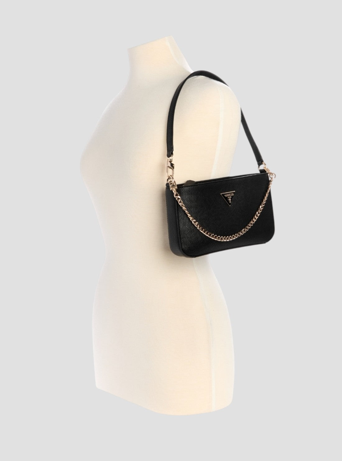 GUESS Womens Black Noelle Mini Top Shouder Bag ZG967272 Full View
