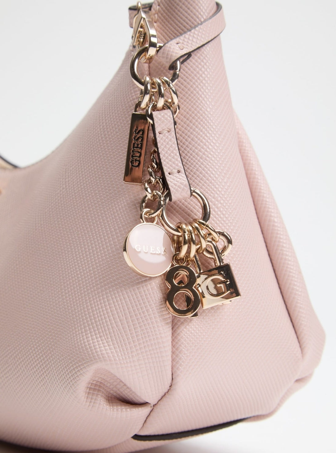 GUESS Womens Pink Gilda Hobo Bag ZG974701 Detail View