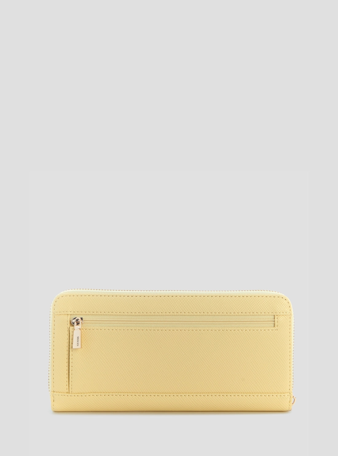GUESS Womens Yellow Gilda Large Zip Around Wallet ZG9747146 Back View