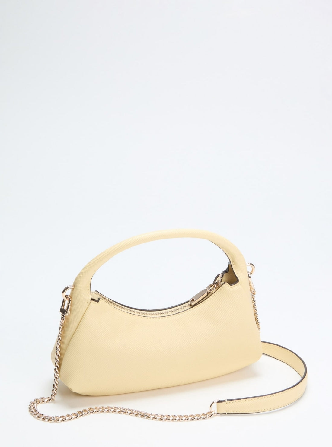 GUESS Womens Yellow Gilda Mini Hobo Bag ZG974773 Back View