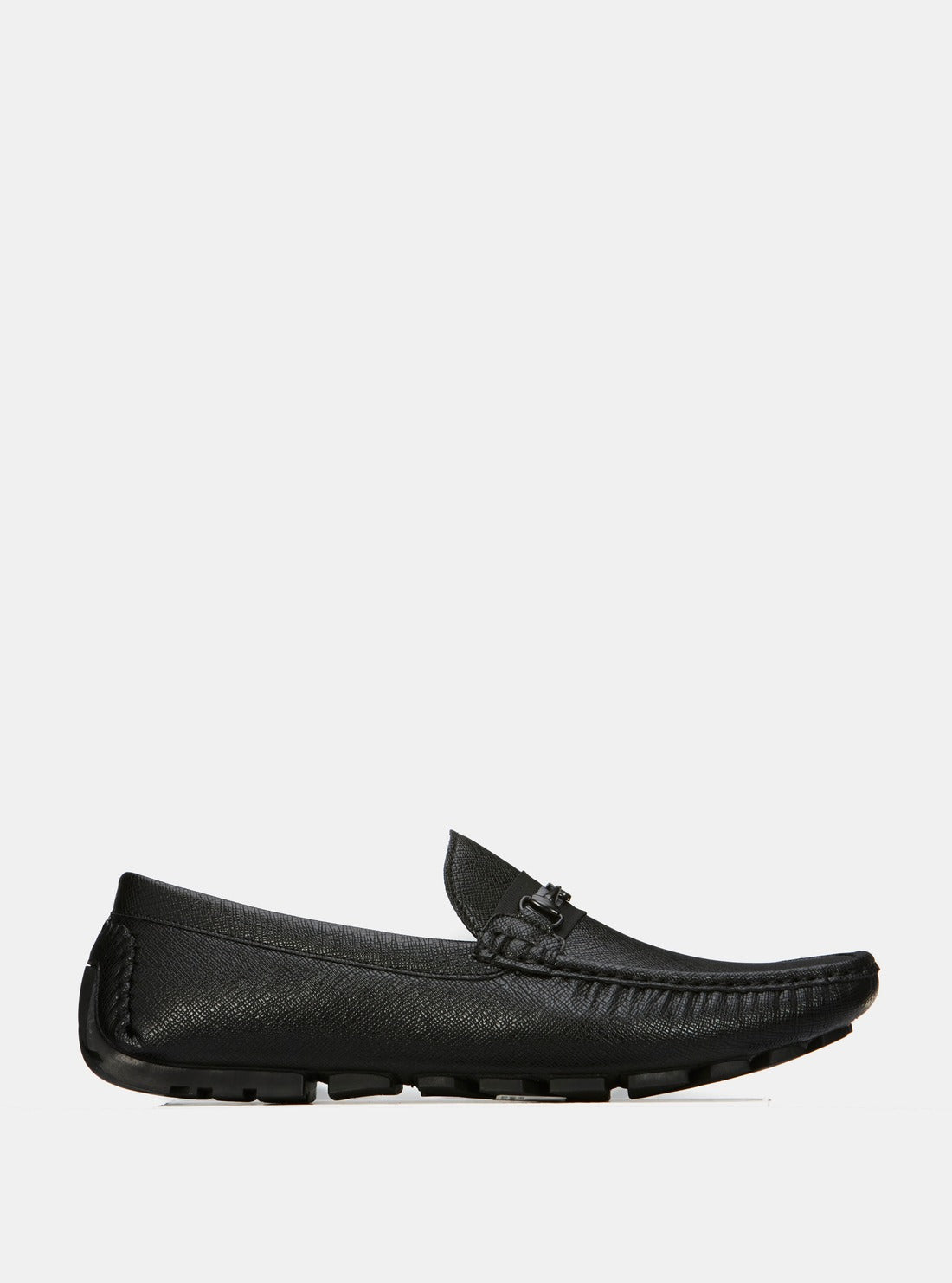 GUESS Black Aarav Loafers side view
