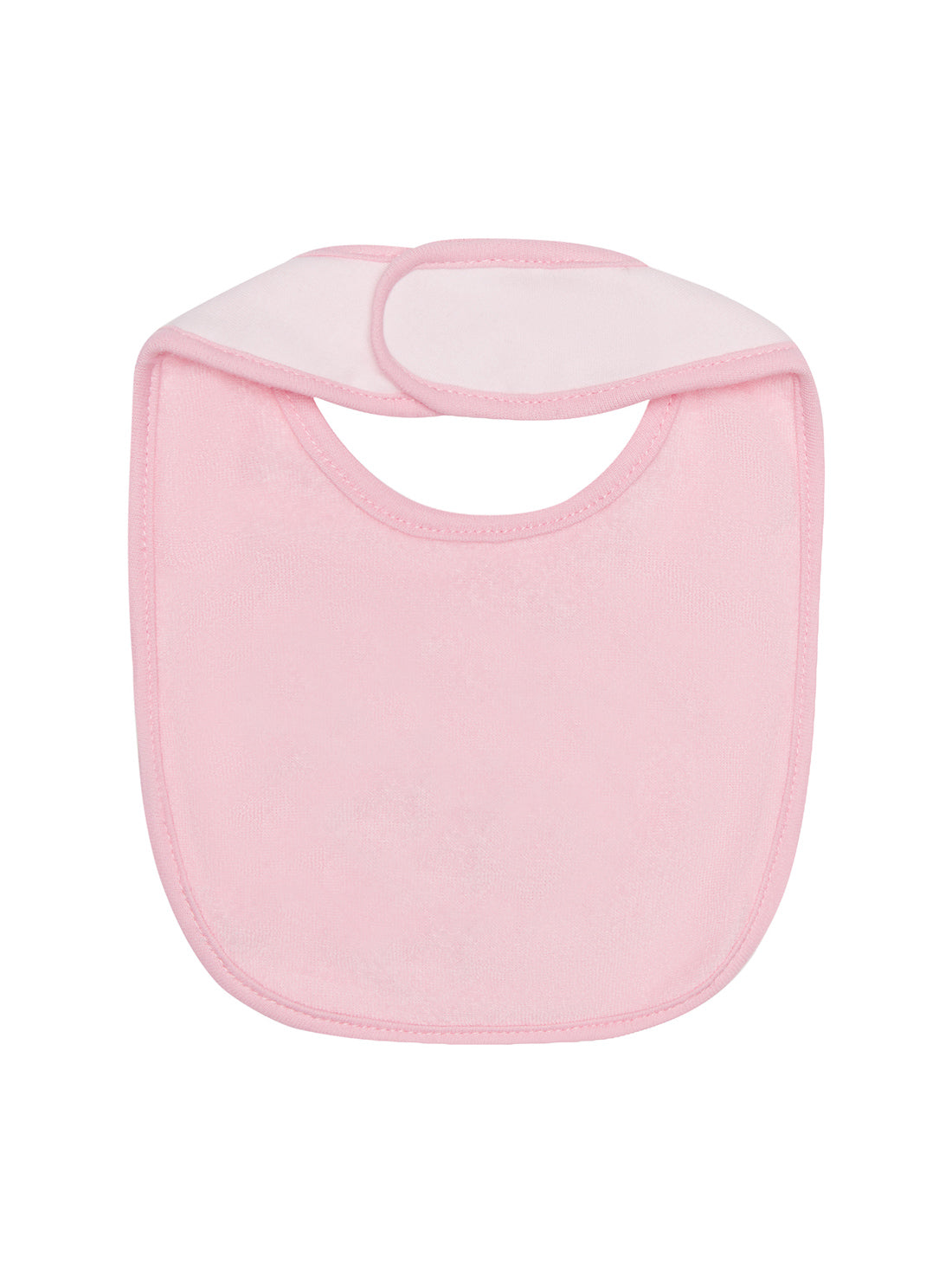 Pink Bear Logo Bib (0-9m)