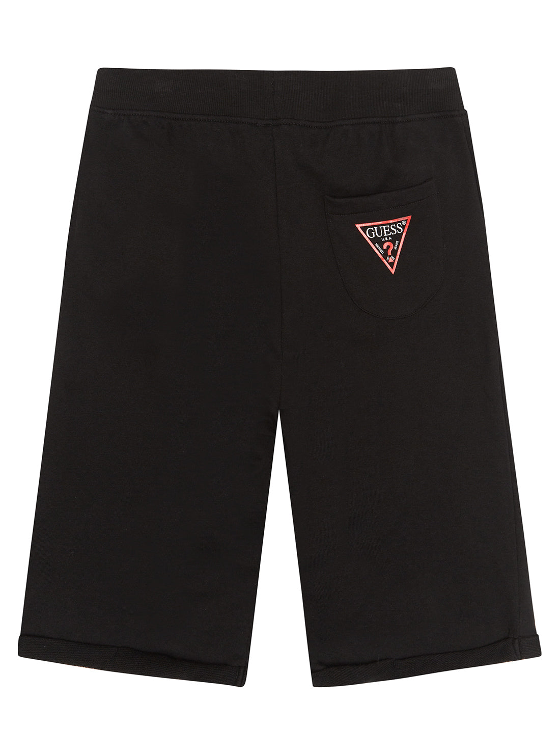 GUESS Big Boy Black Active Shorts (7-16) L93Q25KAUG0 Back View