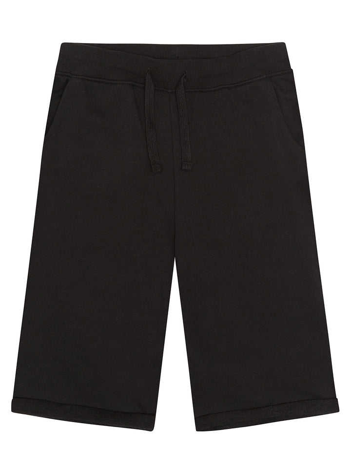 GUESS Big Boy Black Active Shorts (7-16) L93Q25KAUG0 Front View