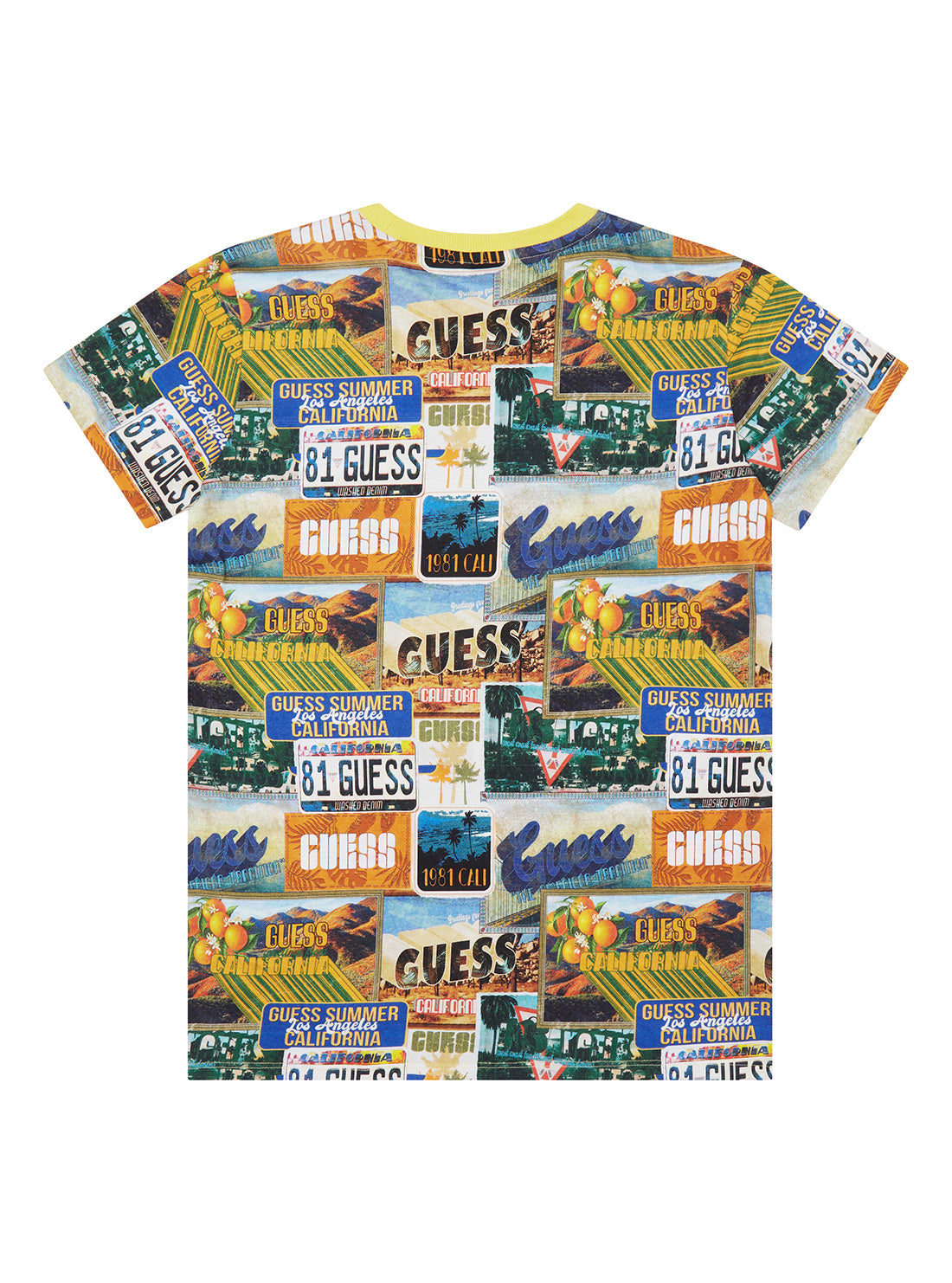 GUESS Big Boy Graphic Mix Print T-Shirt (7-16) L2GI20K8HM0 Back View
