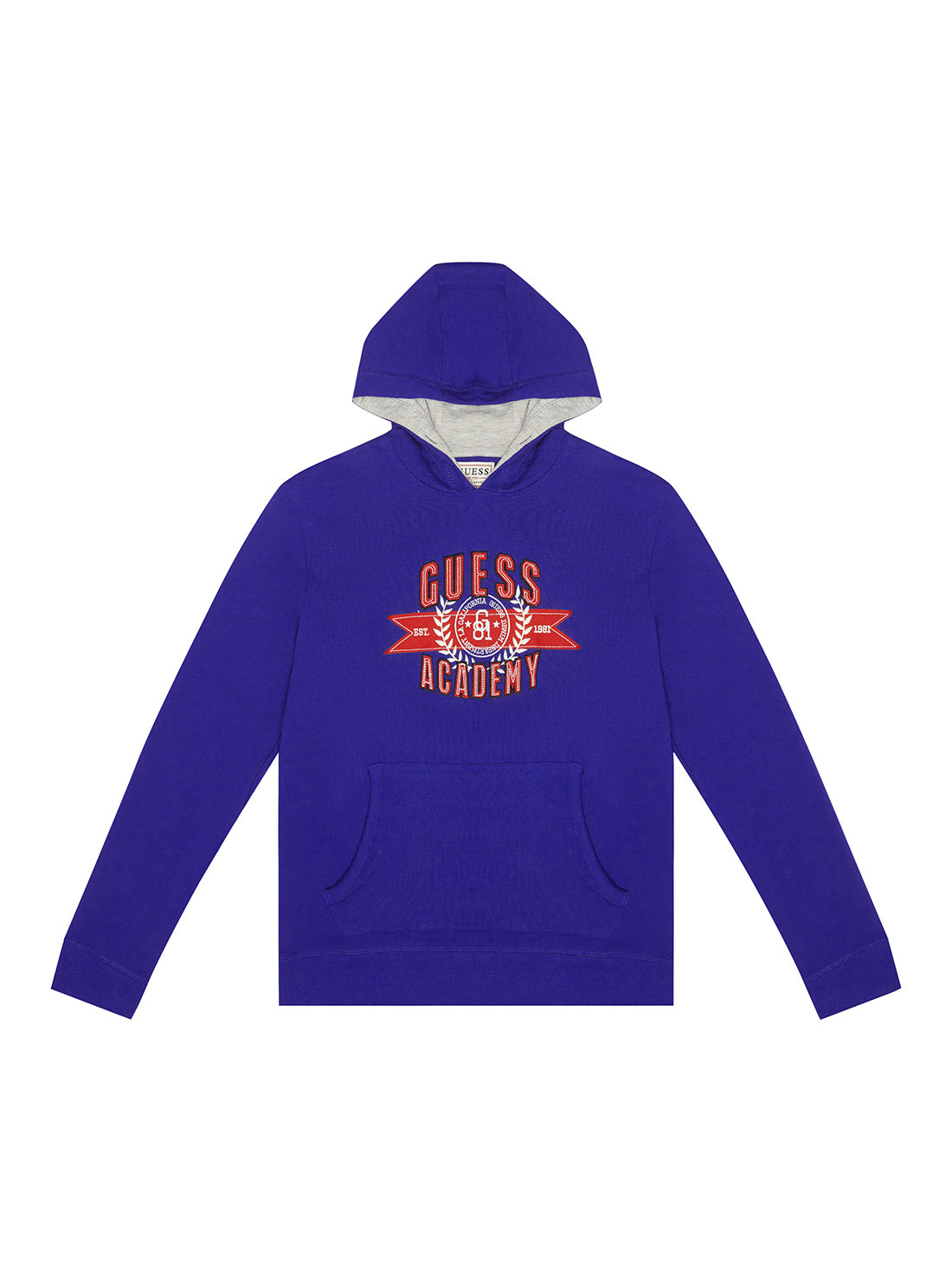 GUESS Big Boys Blue Logo Jumper (7-16) L2RQ06KA6R0 Front View