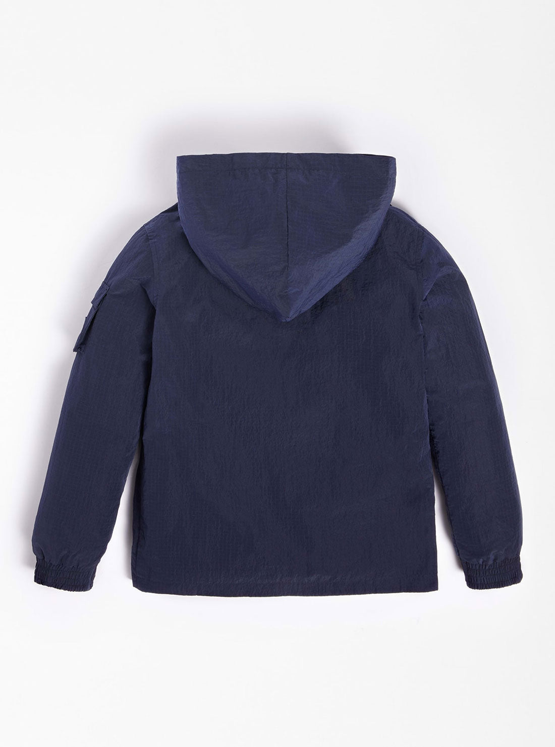 Smart Blue Nylon Hooded Jacket (7-16)