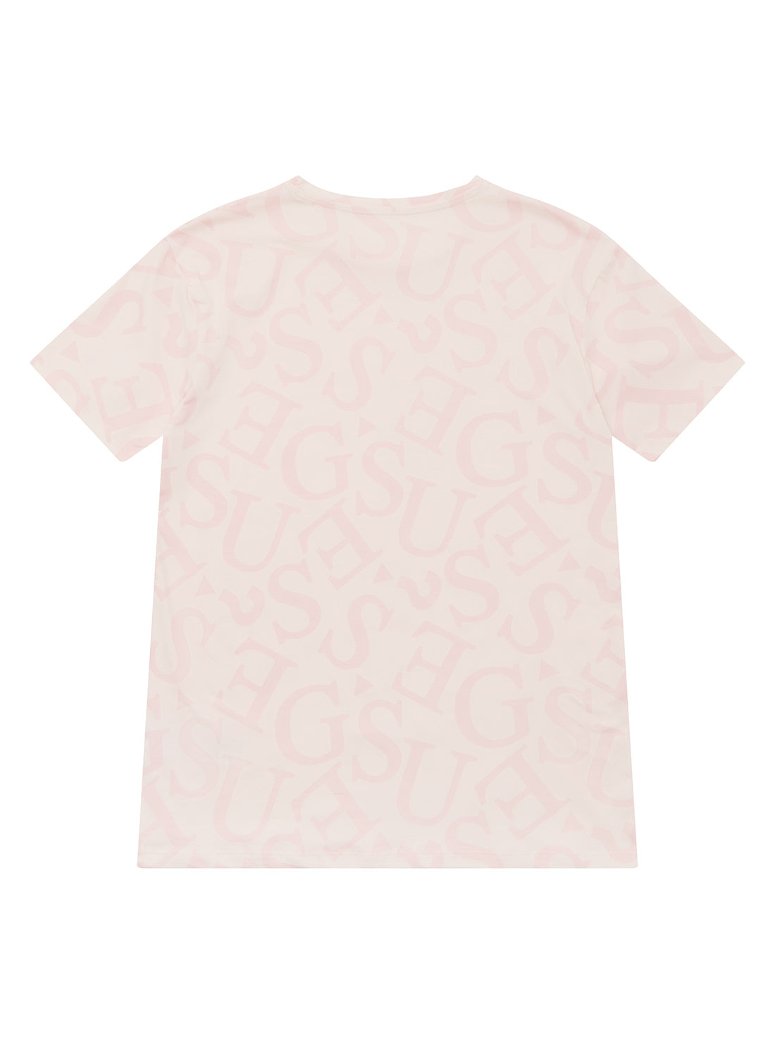 GUESS Big Girl Pink Logo T-Shirt (7-16) J2YI06K6YW3 Back View