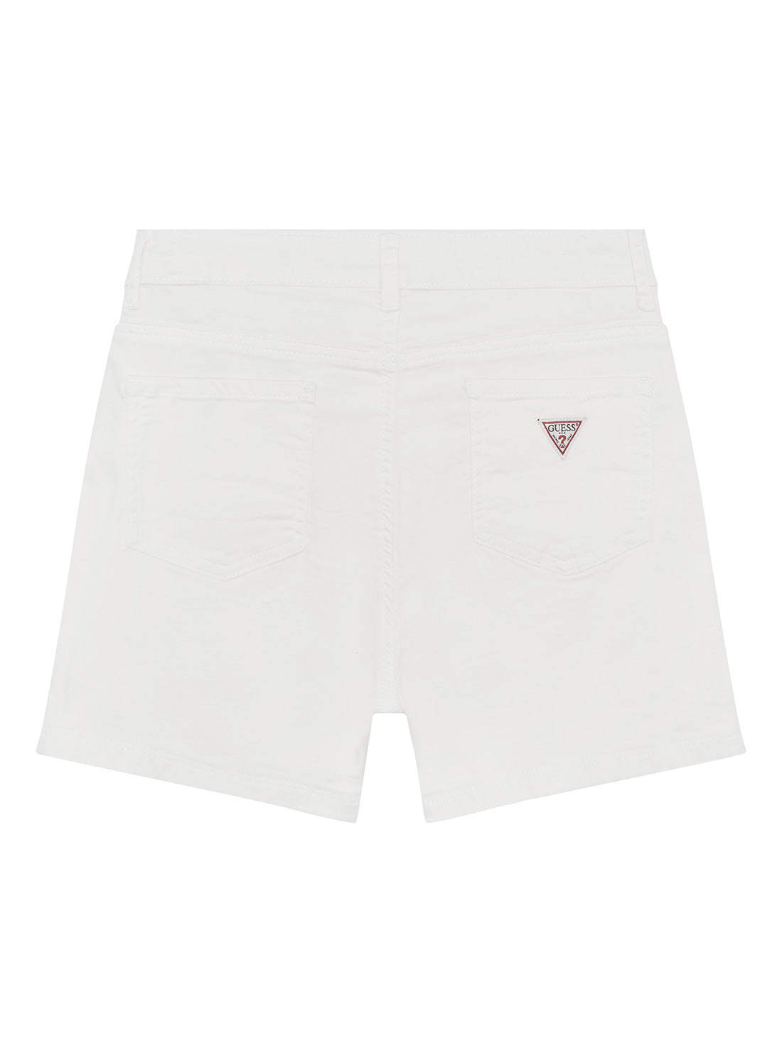 White Stretch Bull Denim Shorts (7-16)