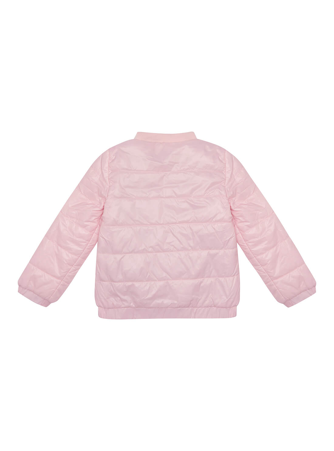 GUESS Kids Ballet Pink Bomber Jacket (2-7) Back View