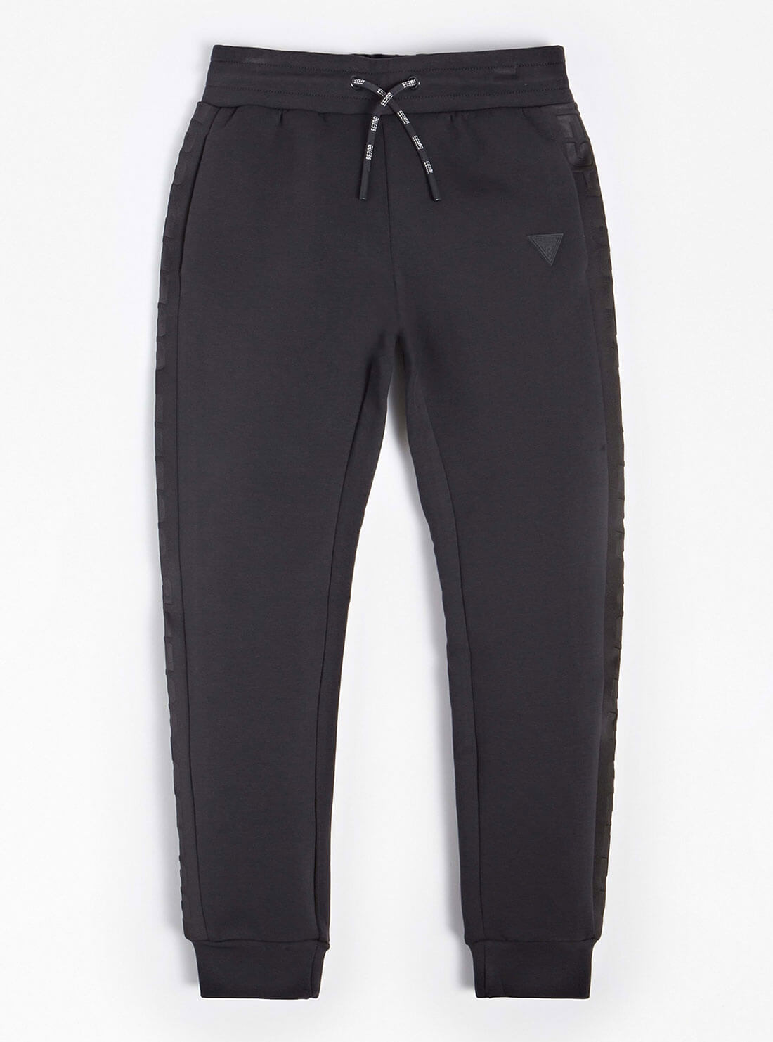 GUESS Girls Dark Grey Guess Logo Active Pants (4-16) J1BQ18KAMN2 Front View