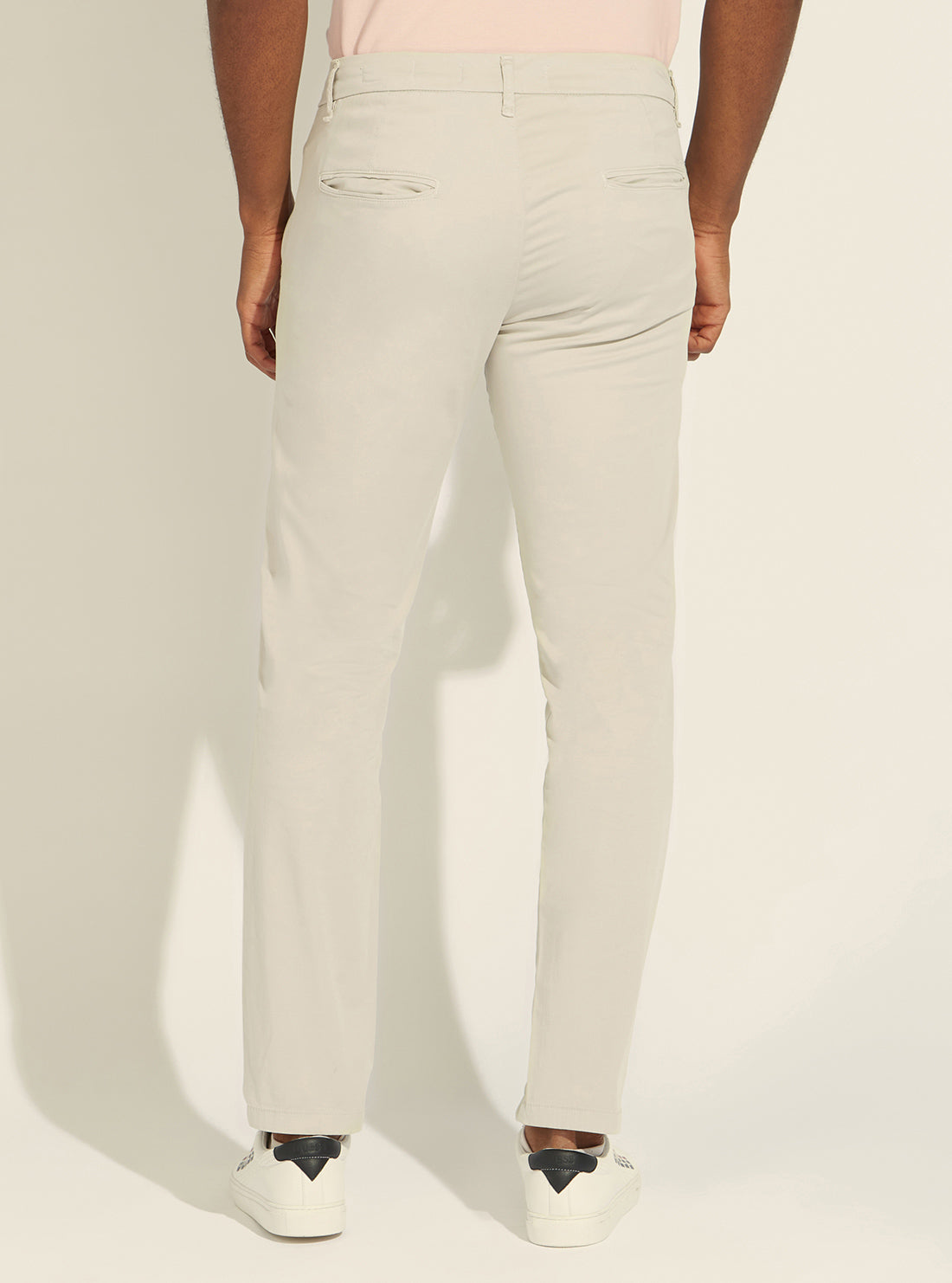 GUESS Mens Grey Myron Slim Fit Pants M2GB26WEHX3 Back Full View
