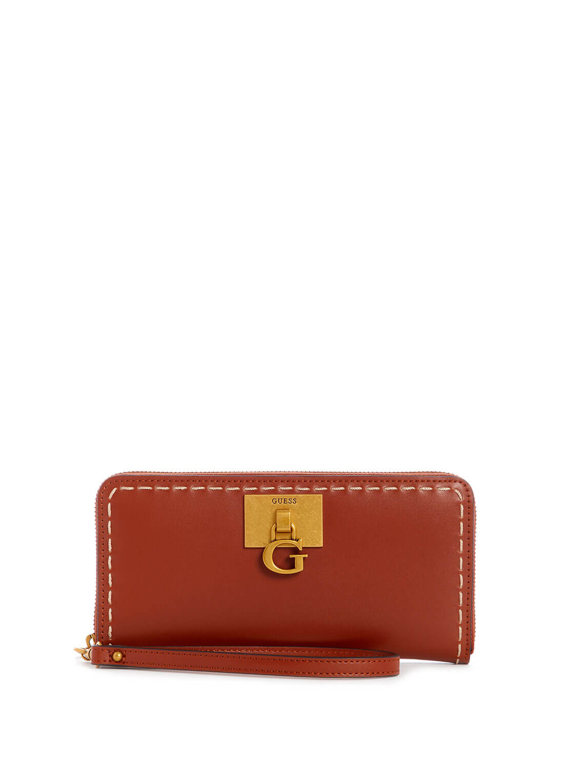 GUESS Womens  Brown Stephi Large Wallet VB787546 Front View