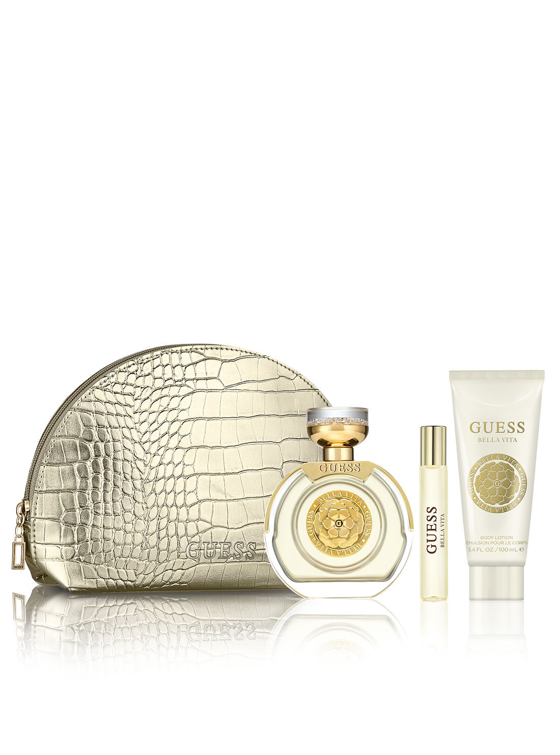 GUESS Women's Bella Vita Eau De Parfum 100ml 4 Piece Gift Set GSF32945 Front View