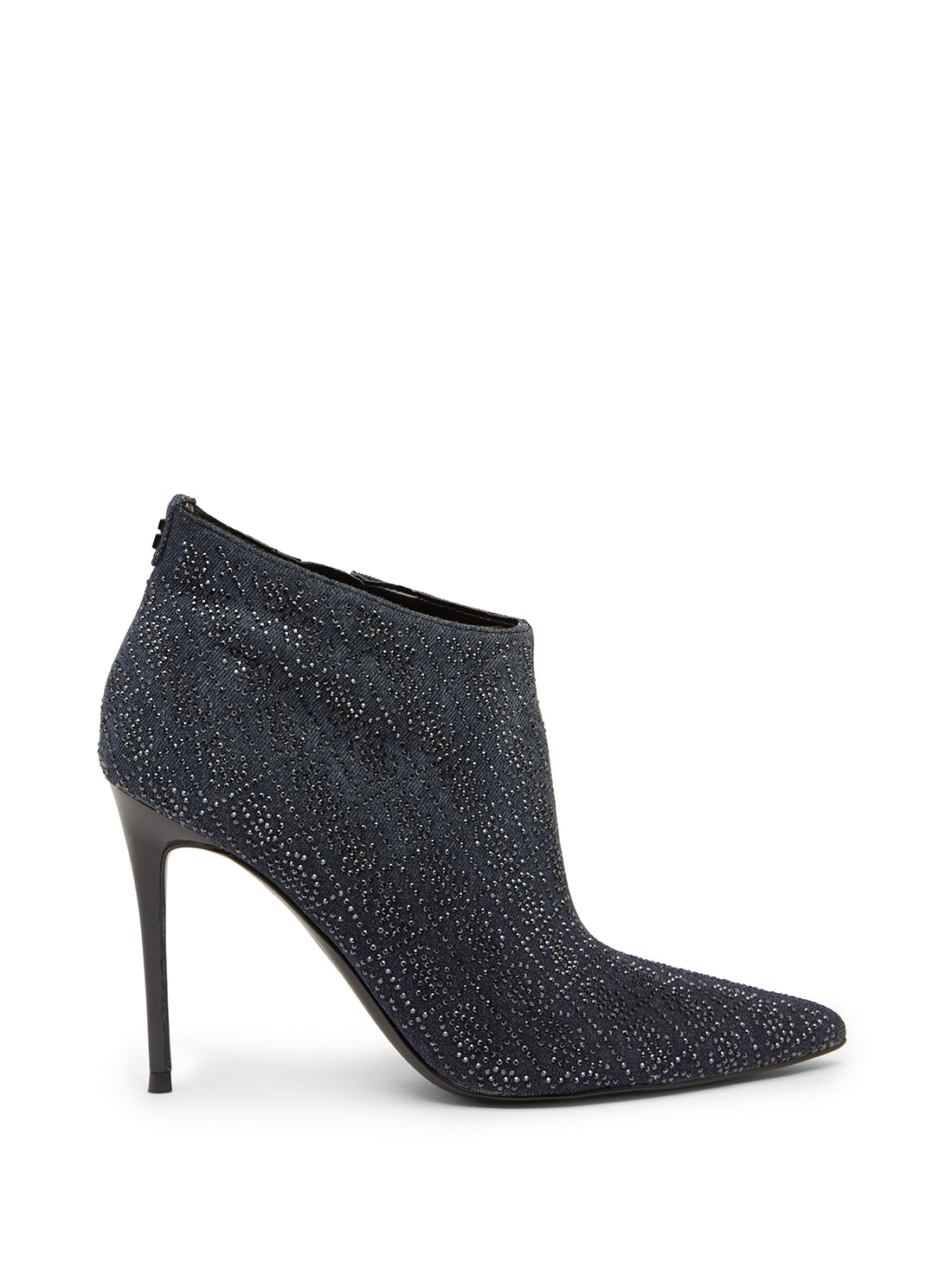 GUESS Women's Black Fazzie Ankle Boots FAZZIE Side View