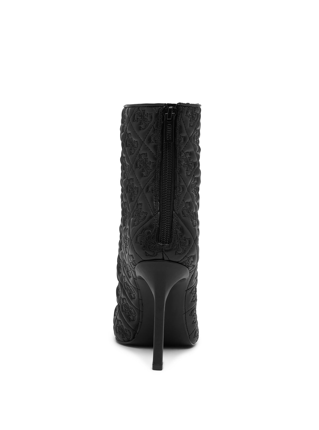GUESS Women's Black Simonea Logo Ankle Boots SIMONEA Back View