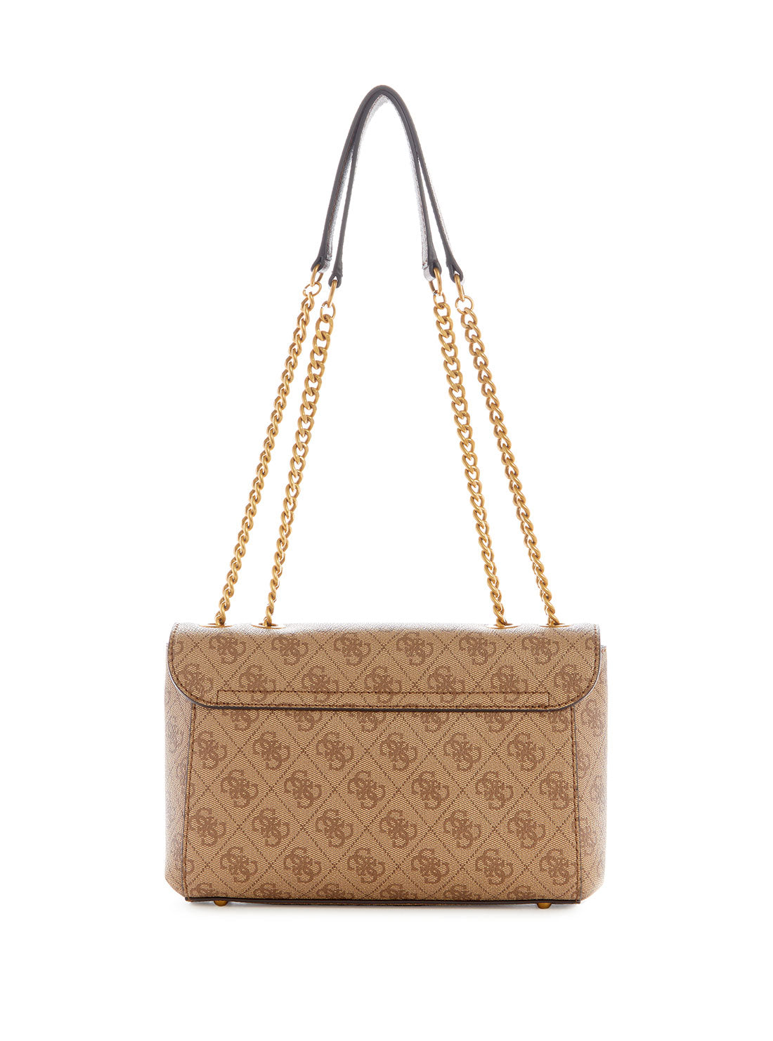 GUESS Women's Brown Logo Nell Crossbody Bag SB873521 Back View