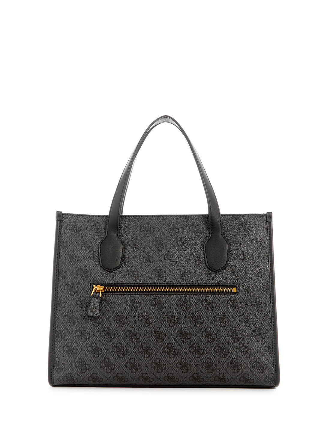 GUESS Women's Coal Logo Silvana Small Tote Bag SB866522 Back View