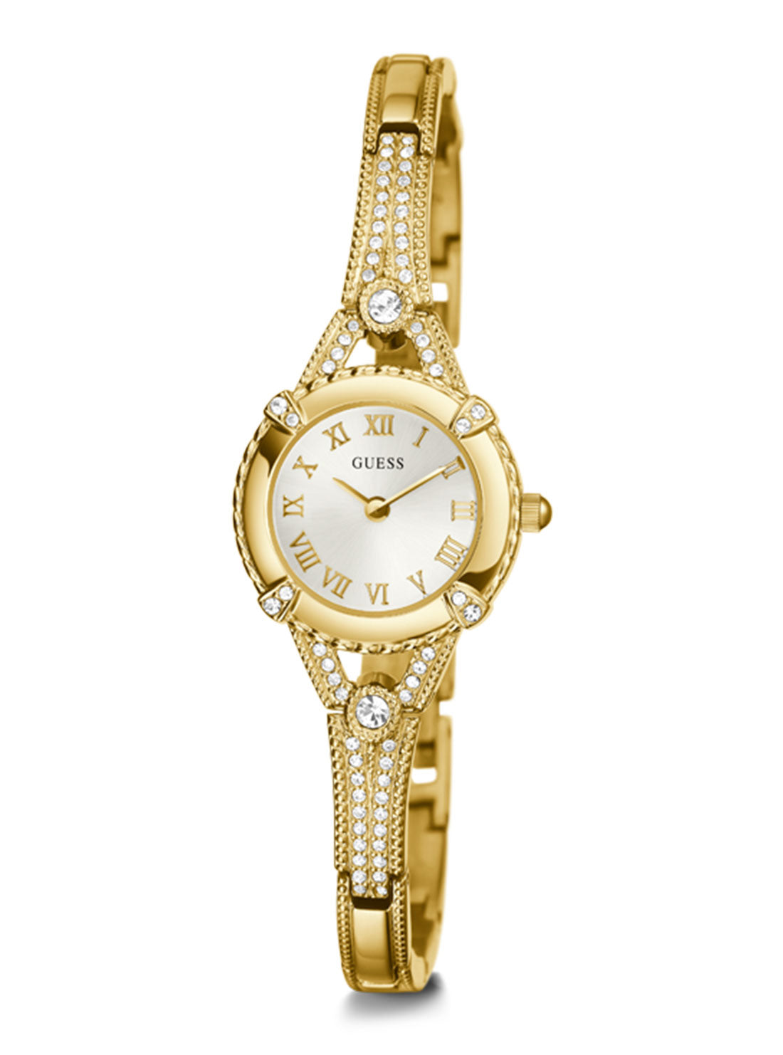 GUESS Women's Gold Angelic Glitz Watch W0135L2 Full View