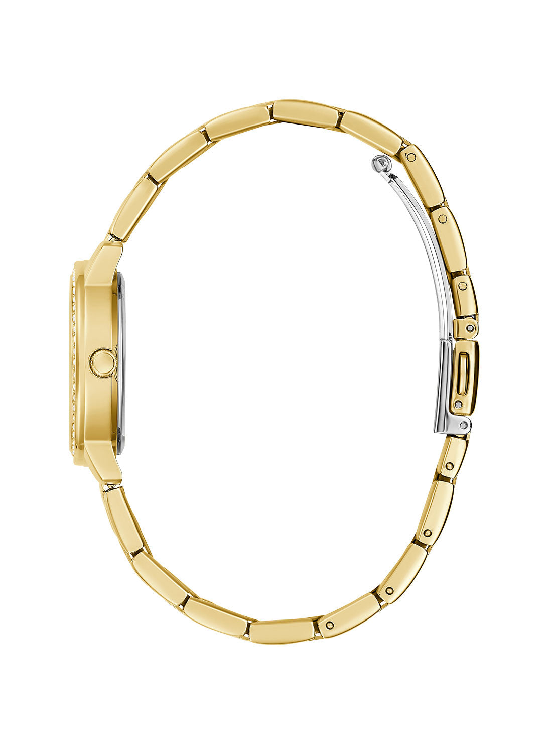 GUESS Women's Gold Black Melody Watch GW0532L4 Side View