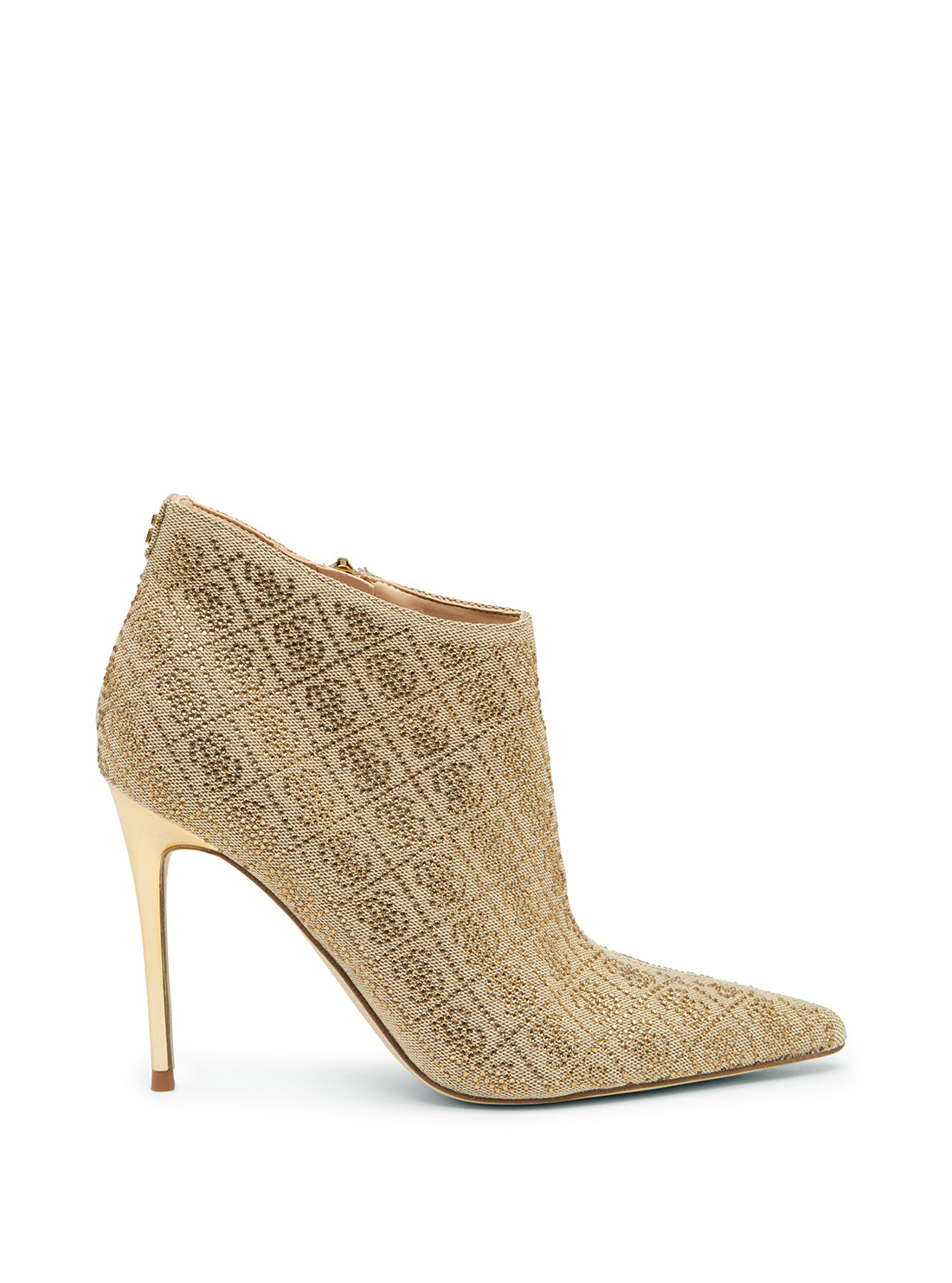 GUESS Women's Gold Fazzie Ankle Boots FAZZIE Side View