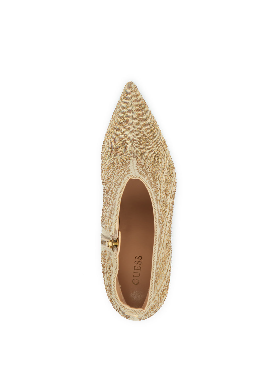 GUESS Women's Gold Fazzie Ankle Boots FAZZIE Top View