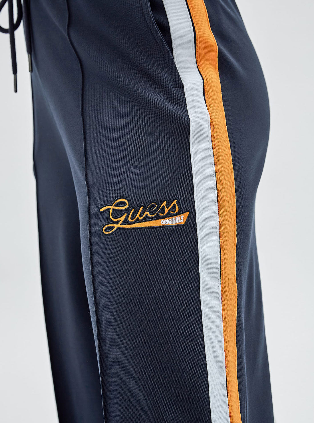 GUESS Women's Guess Originals Navy Virsa Trackpants W2YB05K7PU0 Detail View