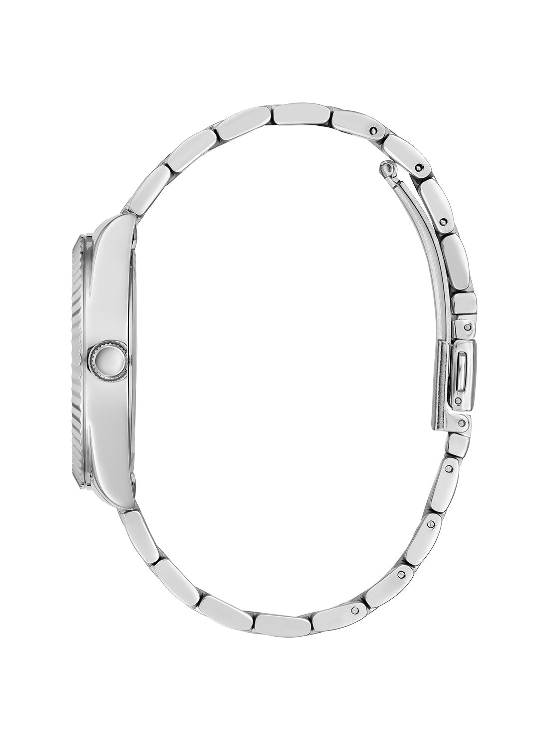 GUESS Women's Silver Luna Aqua Watch GW0308L4 Side View
