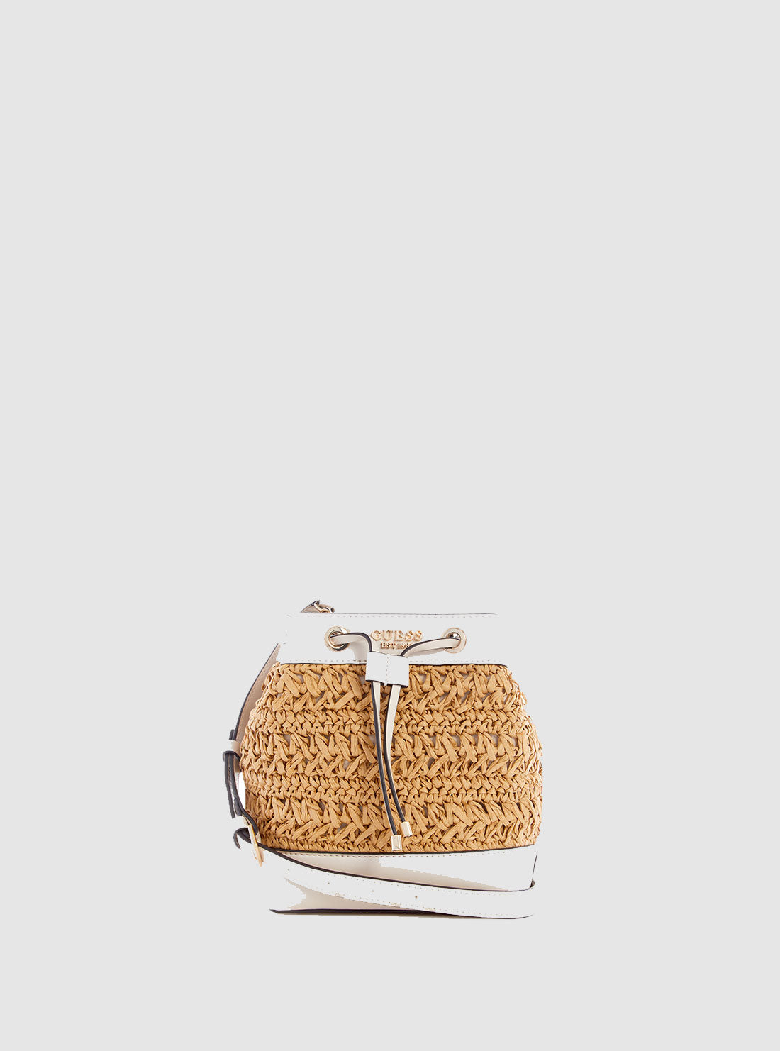 GUESS Women's Stone Liguria Bucket Bag WG869604 Front View