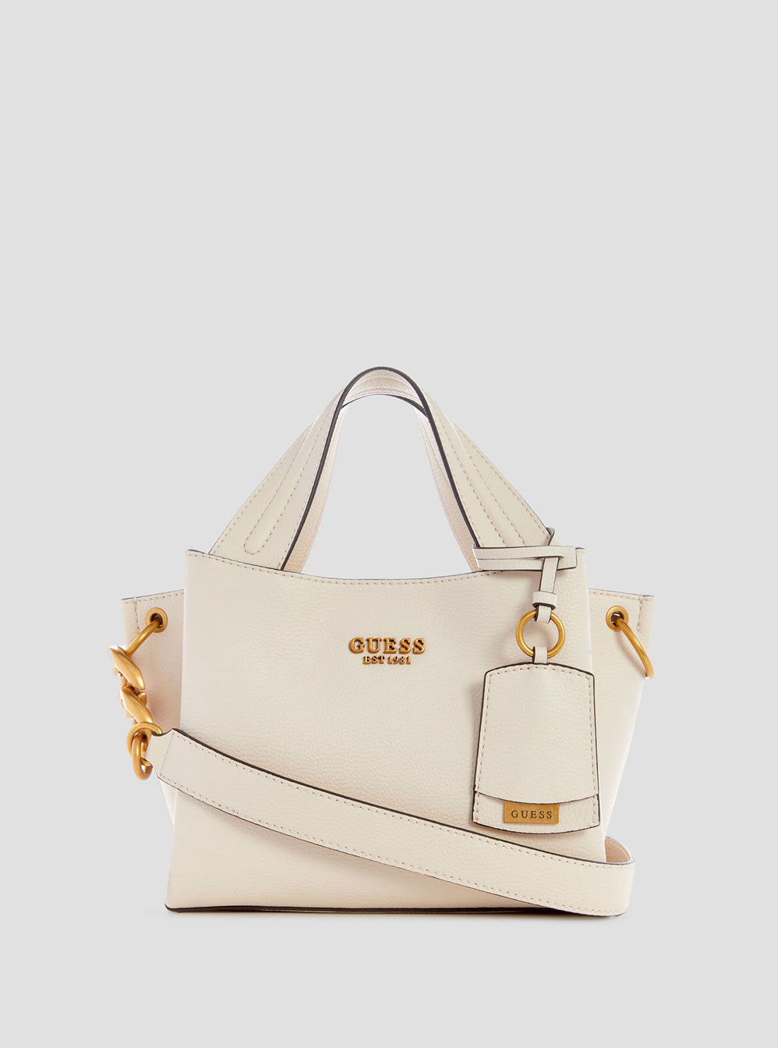 GUESS Women's Stone Zed Small Girlfriend Satchel Bag VB868322 Front View