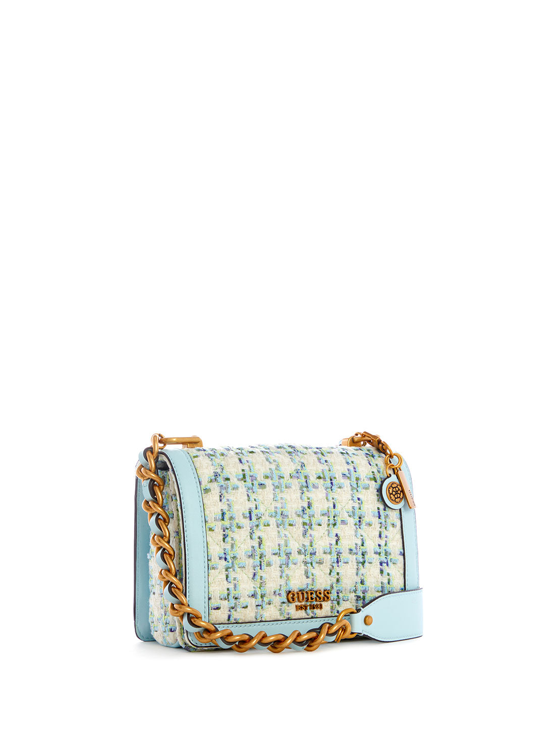 GUESS Womens Aqua Abey Crossbody Bag TQ855821 Side View