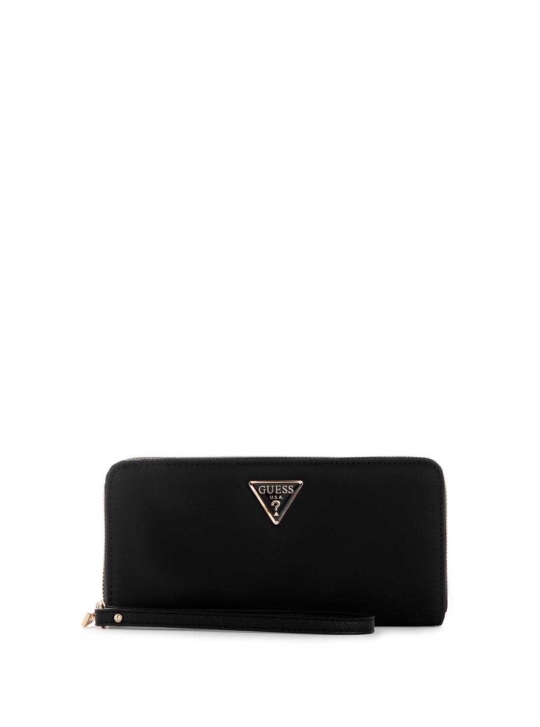 GUESS Women's Eco Black Gemma Large Wallet EYG839546 Front View