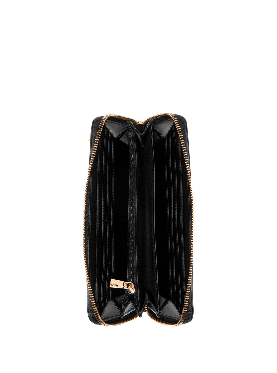 GUESS Women's Eco Black Gemma Large Wallet EYG839546 Inside View