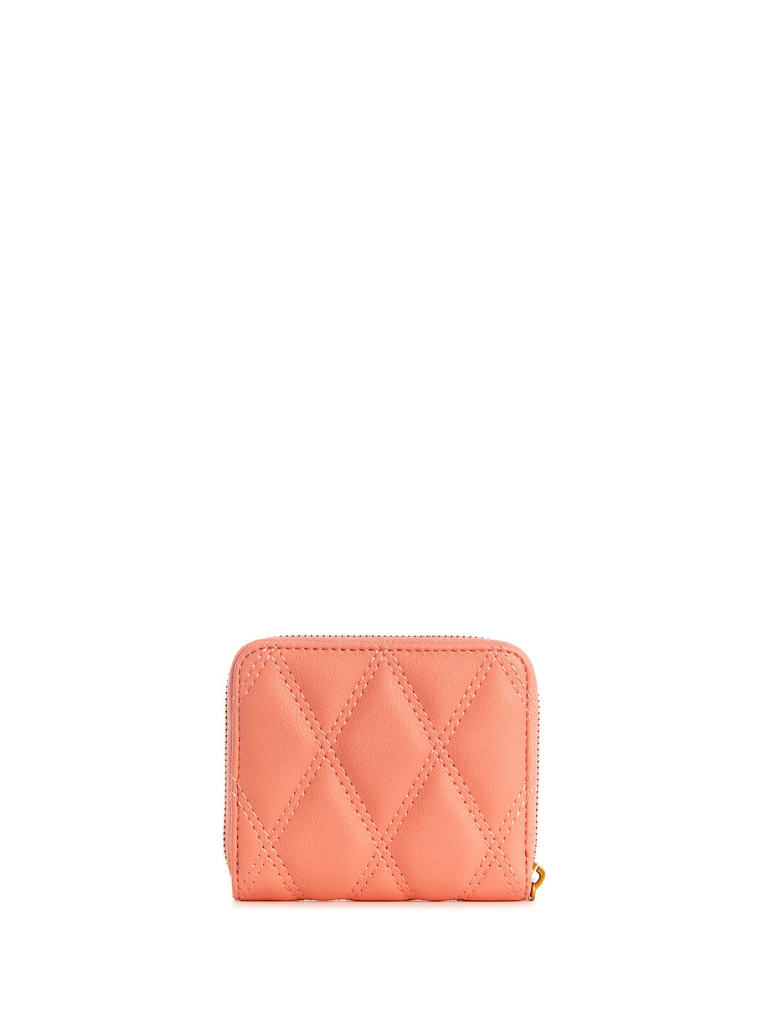 GUESS Womens Orange Triana Small Zip Wallet QS855337 Back View
