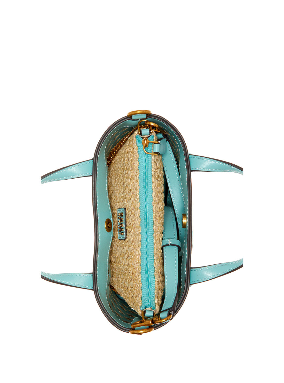 Turquoise Aqua Mini Tote Bag