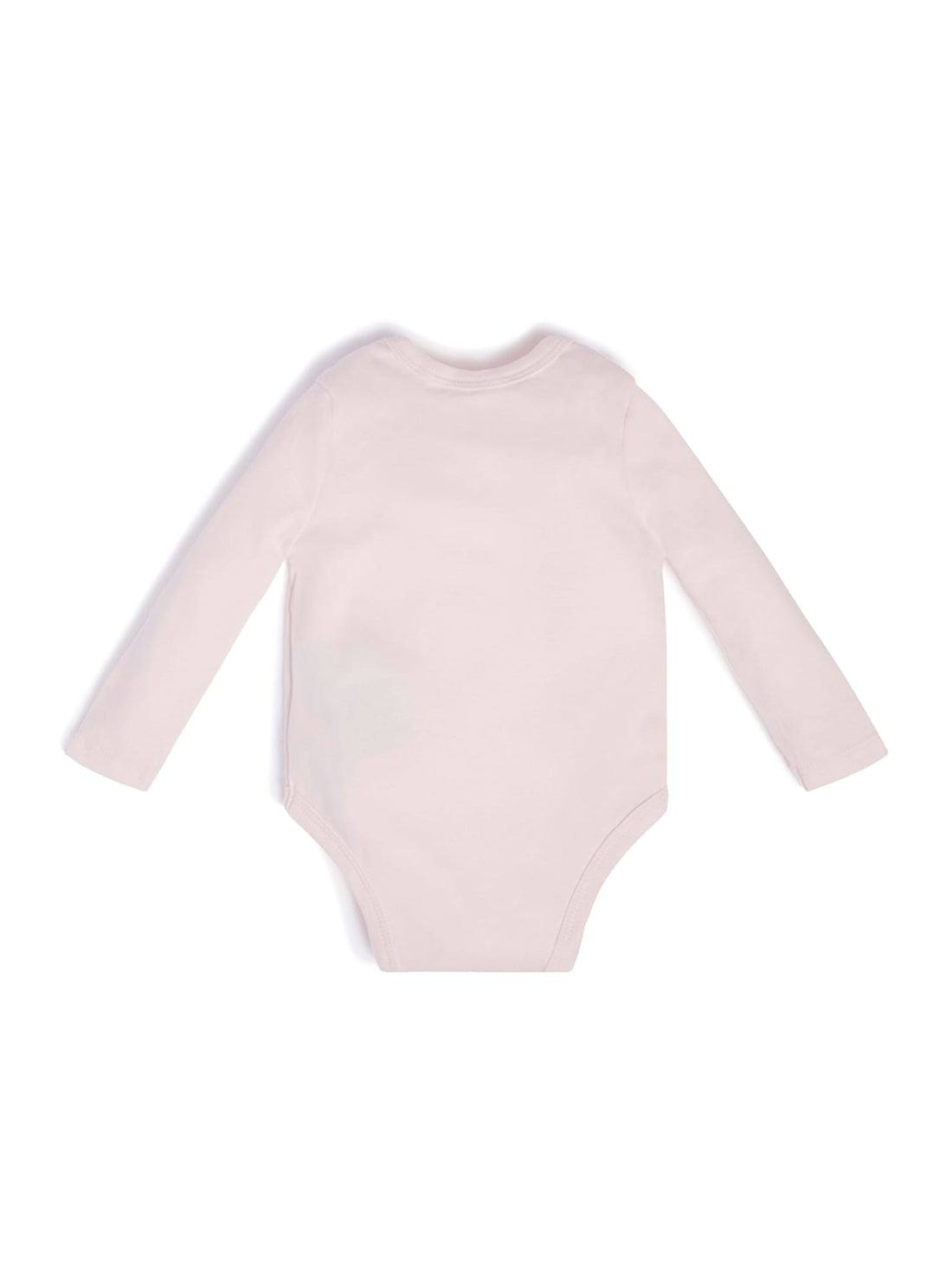 GUESS Kids Baby Eco Pink Core Logo Bodysuit Jumpsuit (3-18m) H02W01KA6W0 Back View