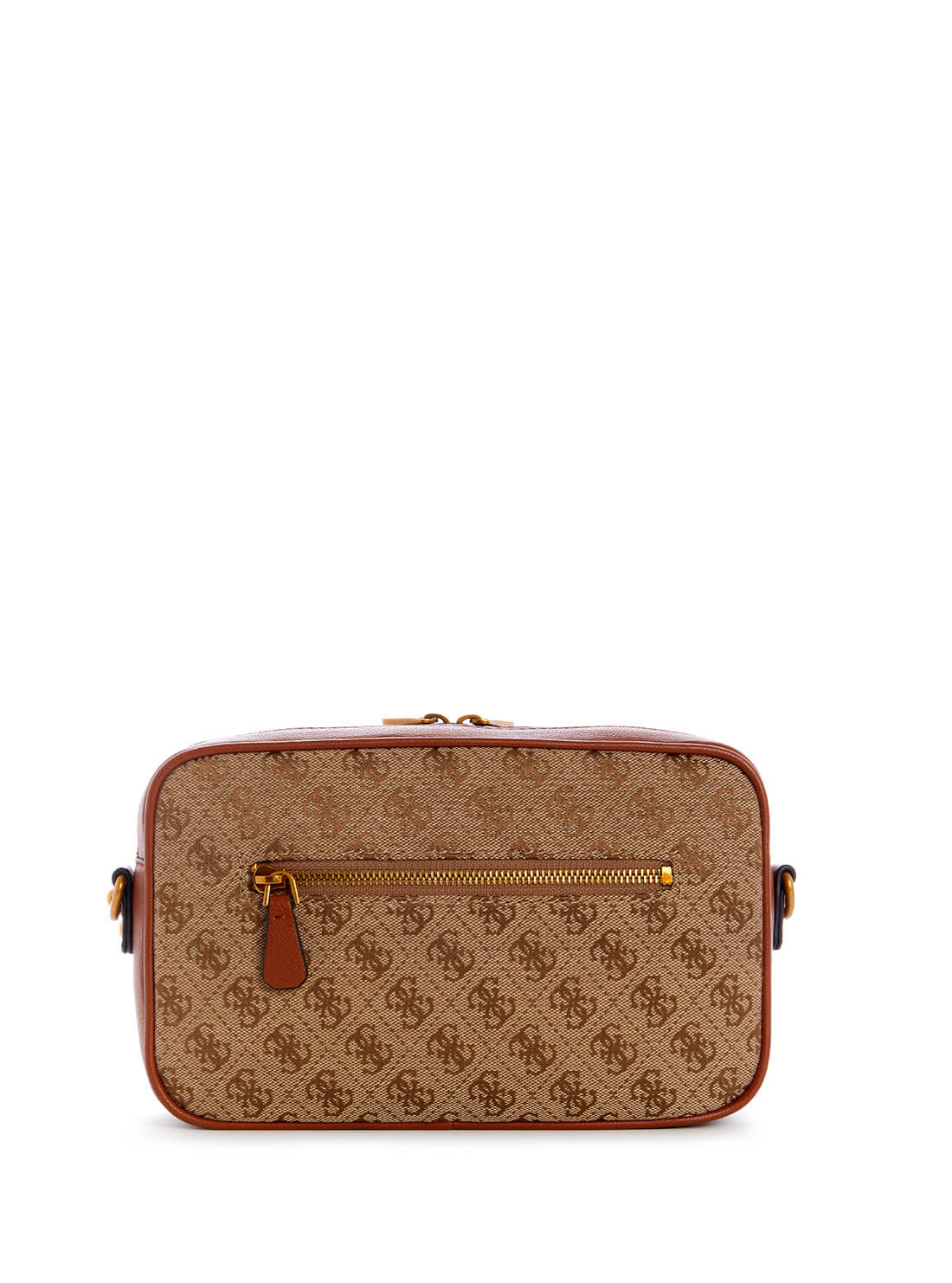 GUESS Womens  Brown Multi Aviana Crossbody Camera Bag JB841414 Back View