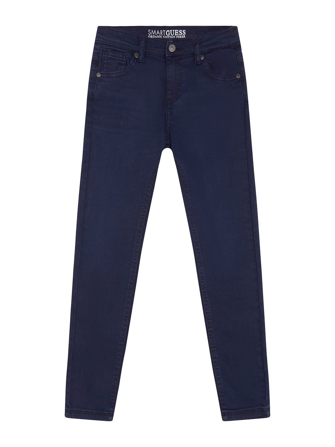 GUESS Little Boys St Bull Skinny Denim Jeans In Deck Blue (2-7) N0YB02WE620 Front View