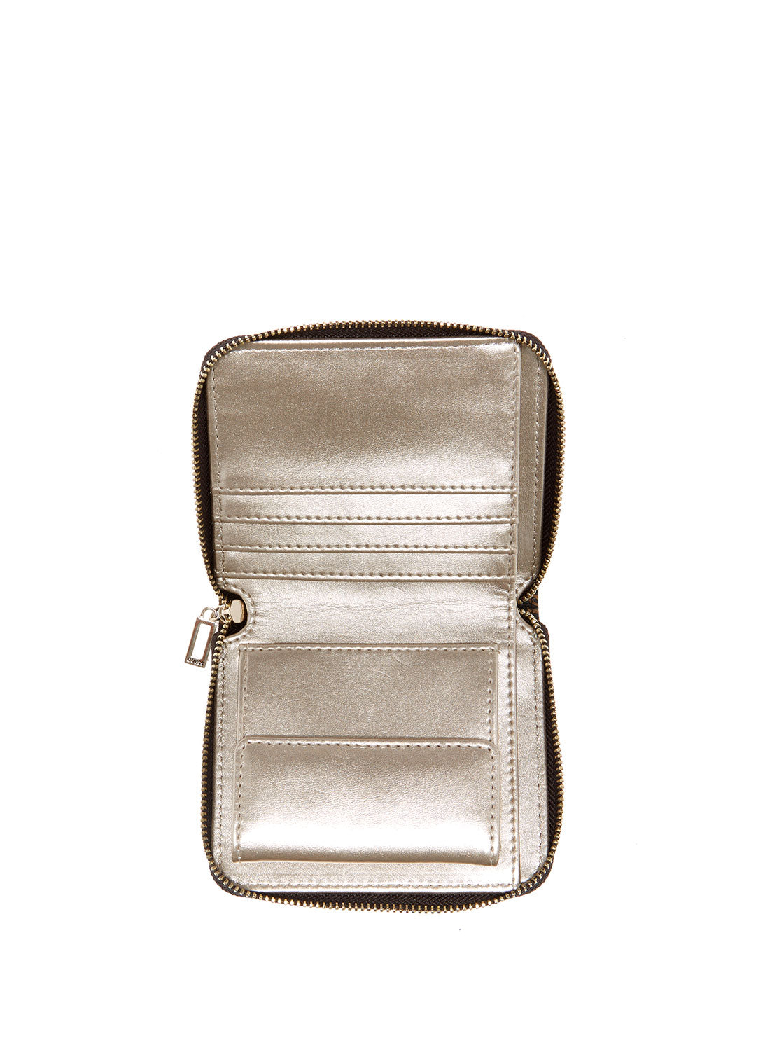 GUESS Womens  Brown Cessily Small Wallet ZB767937 Inside View